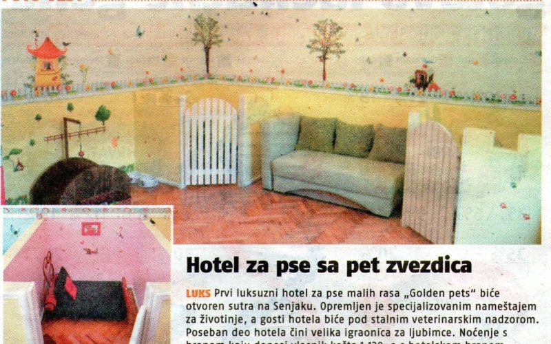 Nacionalni dnevnik TV Pink u našem hotelu